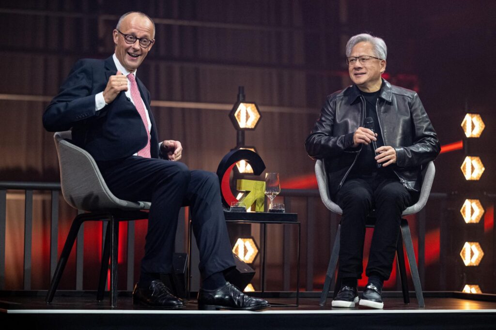 Nvidia CEO urges German manufacturers to adopt AI, saying digital tech won’t replace heavy industry - Boston Herald