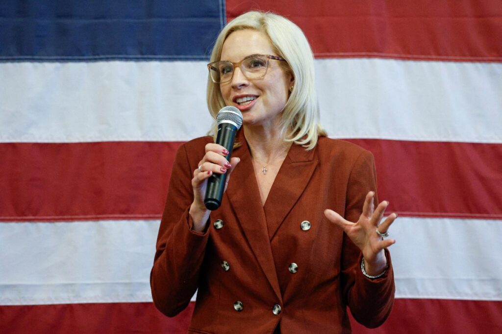 Ashley Hinson Asks for Gas Money in Iowa Senate Race Against Josh Turek - Newsweek