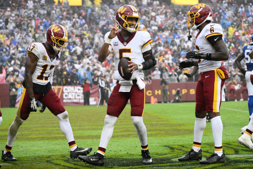 Jayden Daniels and Commanders settle for 27-27 tie with Giants after botching final play of OT - WTOP News