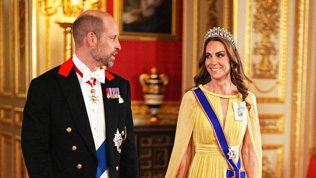 Kate Middleton brings back Princess Diana's famous tiara for glamorous night alongside Prince William - Fox News