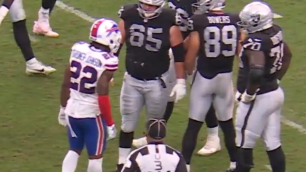 C. J. Gardner-Johnson Disgustingly Spits On Raiders Player - BroBible
