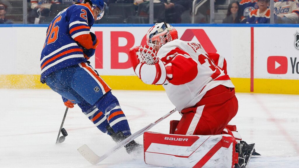 Postava Perfect Against McDavid in First Start - Detroit Hockey Now