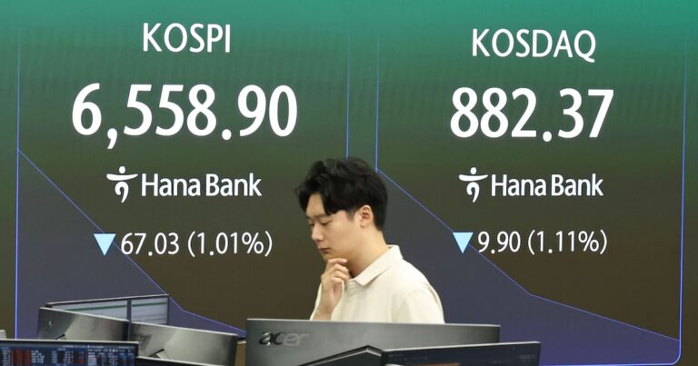 KOSPI Plunges 3% Amid AI Industry Concerns - 조선일보
