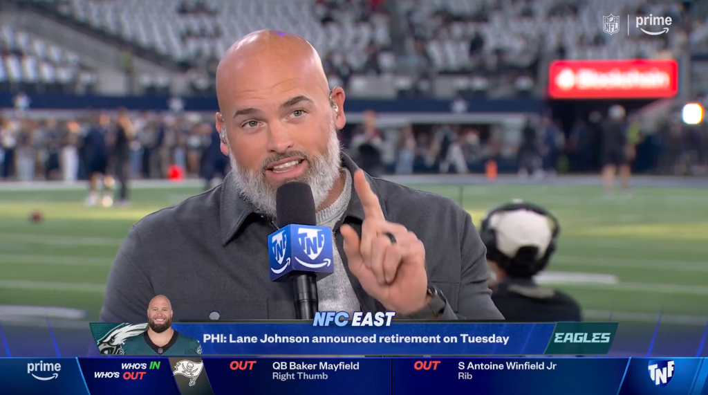 Andrew Whitworth praises Lane Johnson’s courage for speaking out about mental health - Awful Announcing