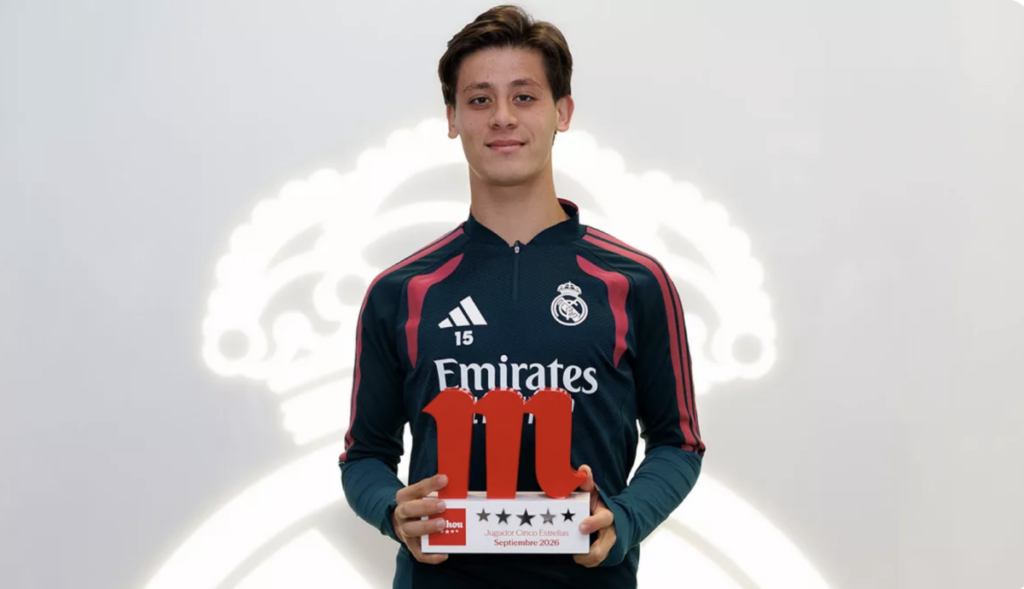 Arda Güler Named Real Madrid Player of the Month Following Stellar September Performances - turkish-football.com