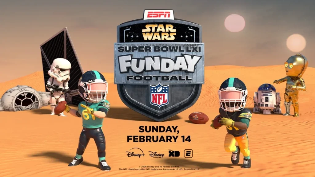 Star Wars Funday Football: Super Bowl LXI on Disney+ - Seat42F