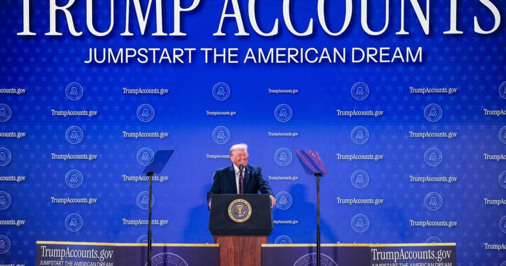 Treasury Department to Automatically Create 60 Million Trump Accounts for Eligible U.S. Children - SSBCrack
