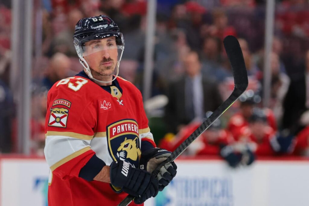 Panthers’ Brad Marchand helped off ice with lower-body injury - Daily Faceoff