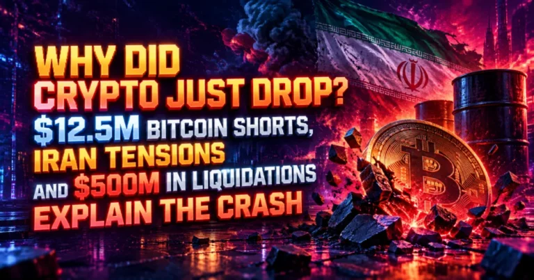 Why Did Crypto Just Drop? $12.5M Bitcoin Shorts, Iran Tensions and $500M in Liquidations Explain the Crash - Bitcoin Foundation