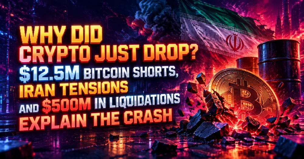 Why Did Crypto Just Drop? $12.5M Bitcoin Shorts, Iran Tensions and $500M in Liquidations Explain the Crash - Bitcoin Foundation