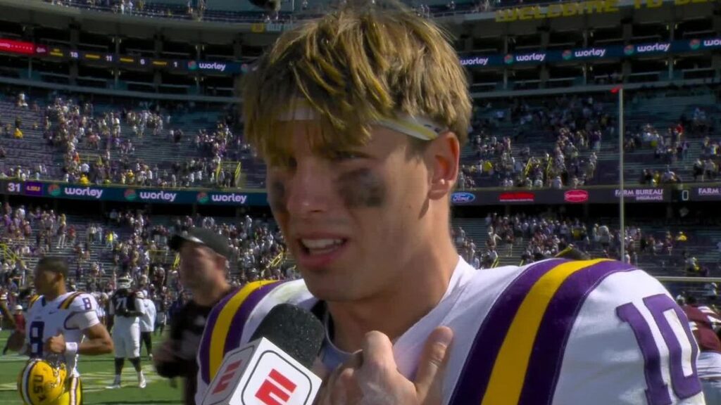 After MS State rout, LSU's Sam Leavitt says setback elevated his game - Southeastern Conference