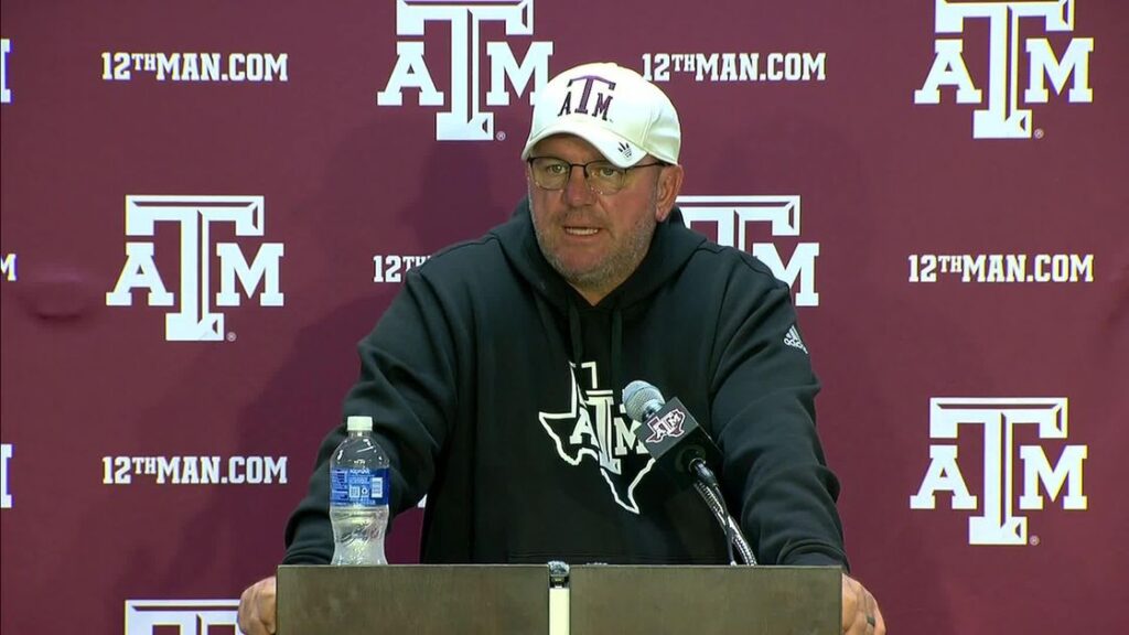 Mike Elko on how Texas A&M is overcoming offensive struggles - Southeastern Conference