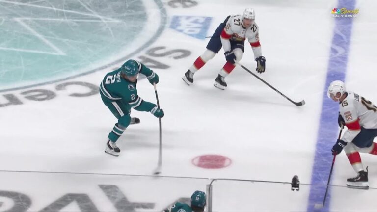 FLA@SJS: Celebrini scores goal against Akira Schmid - NHL.com