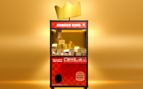 Burger King Says Hello Kitty With Collectables Claw Machine 10/20/2026 - MediaPost