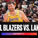 Portland Trail Blazers vs. Los Angeles Lakers Live NBA Updates, Scores and Highlights - Bleacher Report