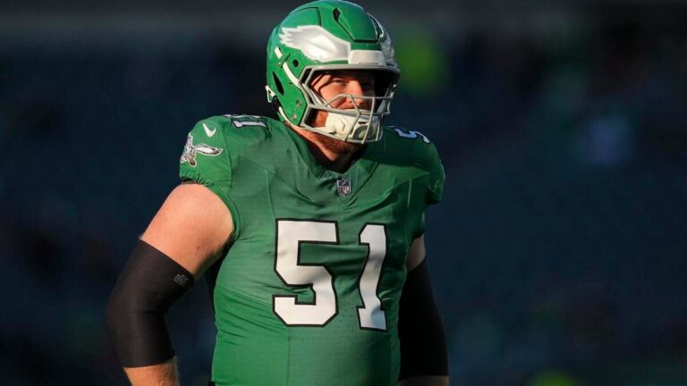Eagles trade Pro Bowl center Cam Jurgens to the Ravens for two draft selections, per report - CBS Sports