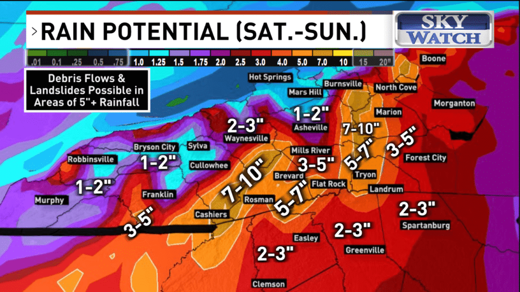 Weather watches, warnings issued for wind, possible flooding ahead of Isaias - WLOS