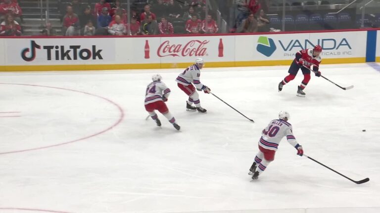 NYR@WSH: Liljegren scores goal against Igor Shesterkin - NHL.com