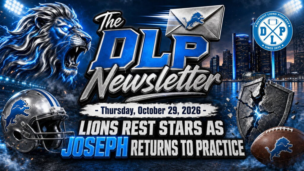 Kerby Joseph begins 21-day practice clock for Lions - The Detroit Lions Podcast