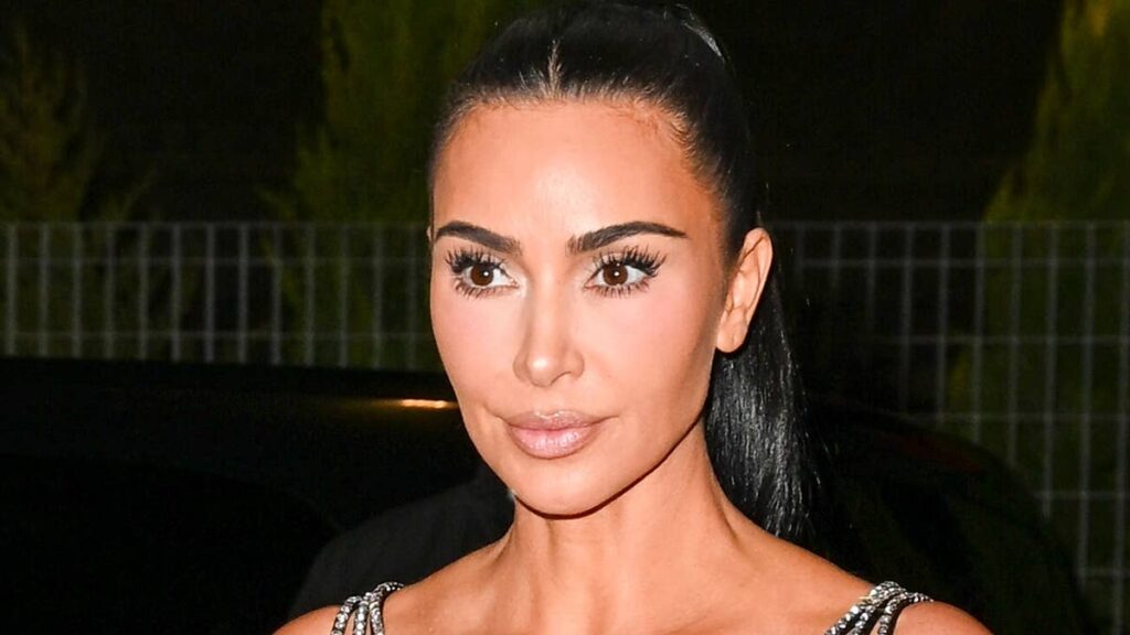 Kim Kardashian, 46, turns heads in sheer lace gown and dazzling crystal bra during Rome outing - HELLO! Magazine