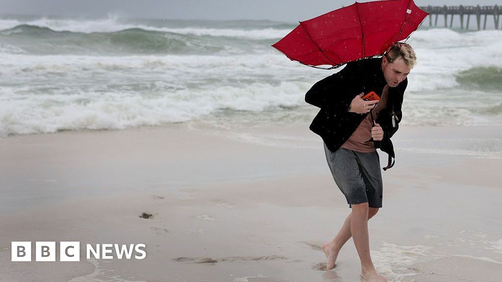 Hurricane Isaias downgraded after making landfall in Florida - BBC
