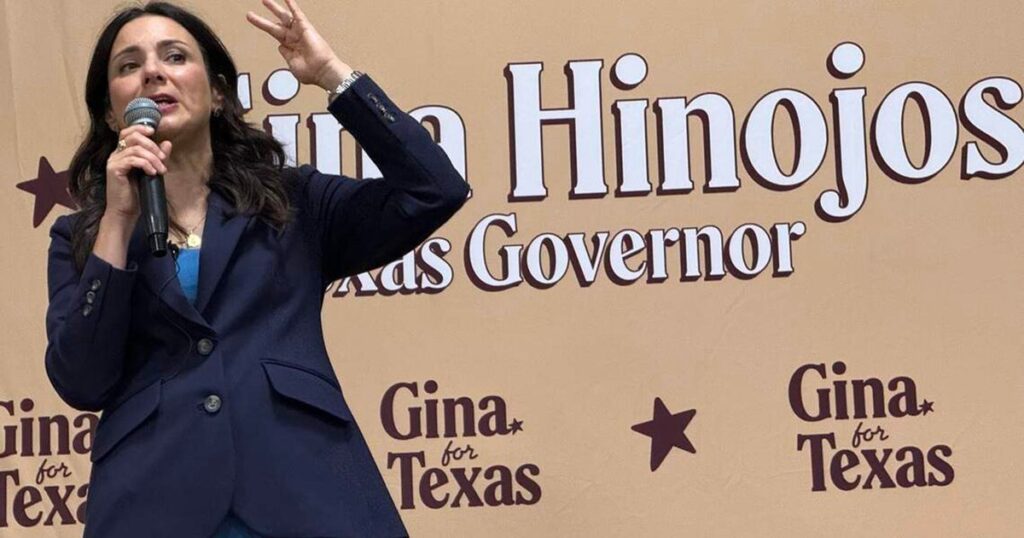 National Democrats invest more heavily in Texas governor candidate Gina Hinojosa after Pritzker support - CBS News