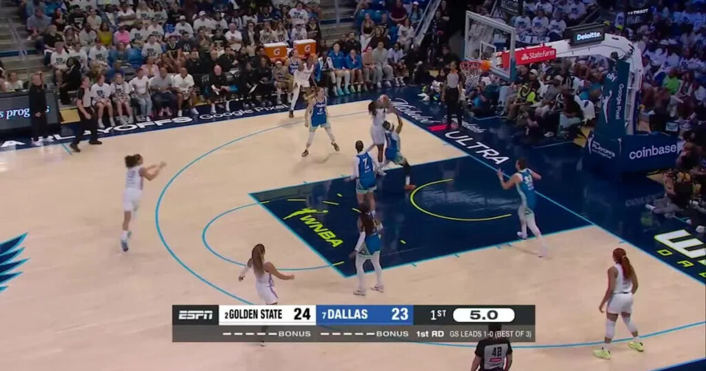 Tiffany Hayes Top Last Baskets of The Periods vs. Dallas Wings - Yahoo Sports