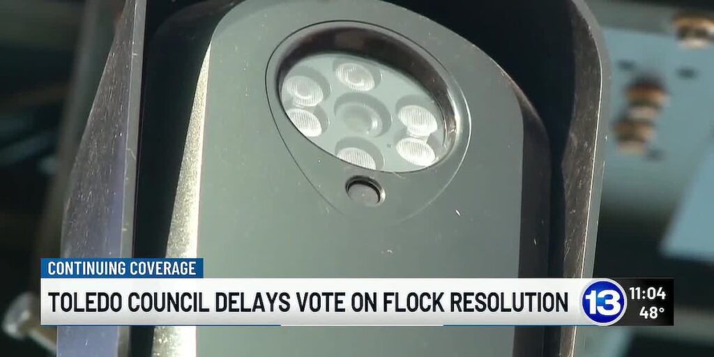 Toledo council fails to reach votes needed to take up Flock camera resolution - WTVG