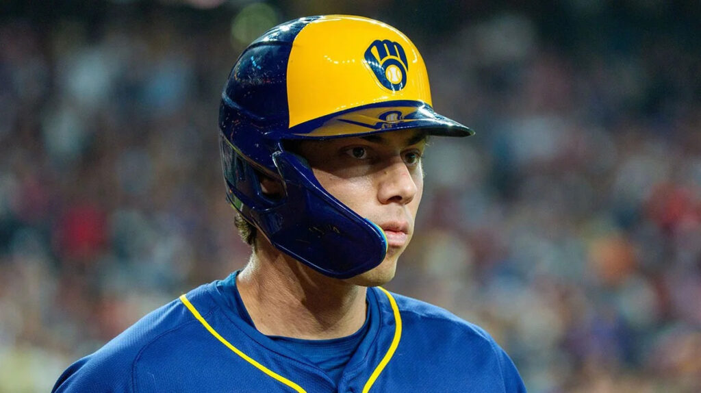 Brewers star Christian Yelich out of NLCS Game 3 starting lineup vs. Blake Snell - Yahoo Sports