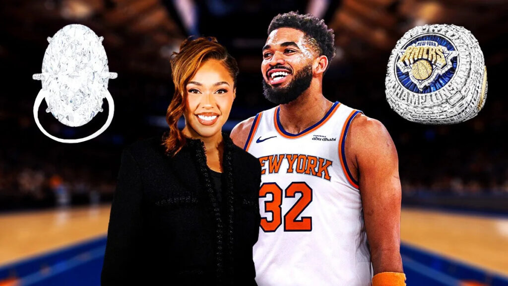 Jordyn Woods flaunts wedding and Karl-Anthony Towns’ Knicks championship rings - Yahoo Sports