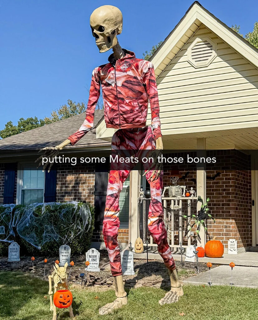 Home Depot’s 12-Foot Skeleton Is Getting Its Own $46.99 Arby’s Tracksuit - Yahoo