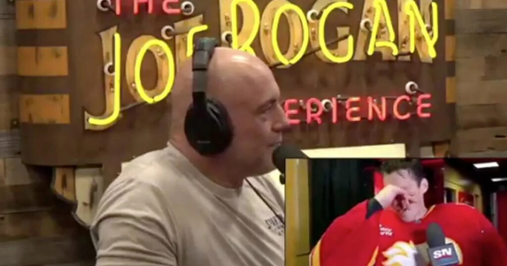 Flames goalie Devin Cooley goes viral on the Joe Rogan Experience podcast - Yahoo Sports