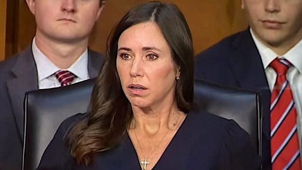What's The 'Shocked Katie Britt' Meme? The Senator's Viral Reaction To Eric Schmitt's Jack Smith Hearing Gaffe Explained - Yahoo