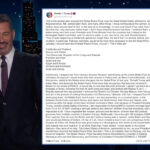 Jimmy Kimmel Mocks Trump’s Nobel Prize Snub Meltdown: ‘Petty Little B*tch’ - Yahoo
