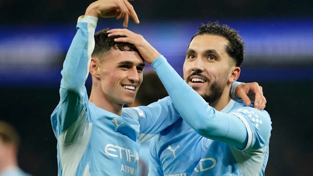 Phil Foden nets hat-trick as Man City bounce back from PSG loss with dominant win over AEK Athens - Yahoo Sports