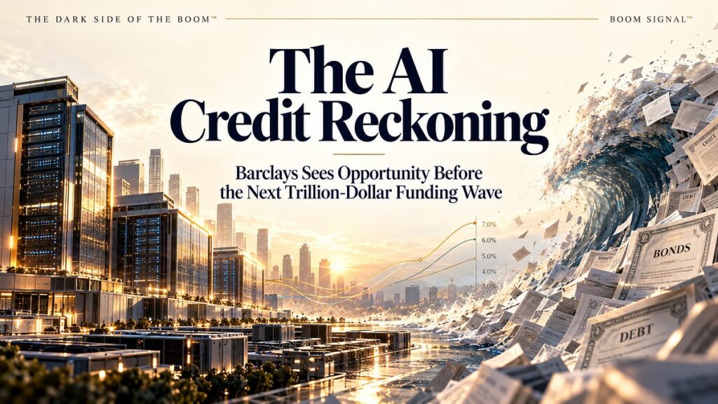 The AI Credit Reckoning: Barclays Sees a Buying Opportunity Before the Next Trillion-Dollar Funding Wave - The Dark Side Of The Boom