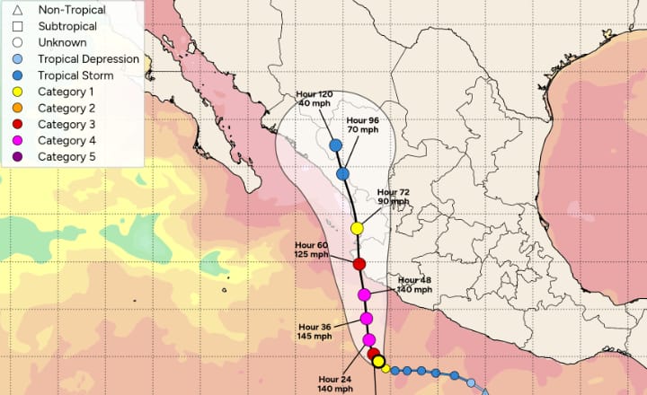 Hurricane Simon continues to intensify, Mexico catastrophe bond on watch - Artemis.bm