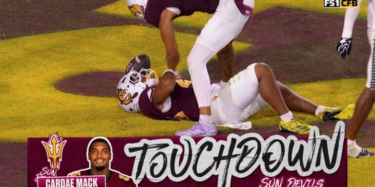 Cardae Mack runs for 67-yard TD, extending Arizona State’s lead over Hawaii - Fox News