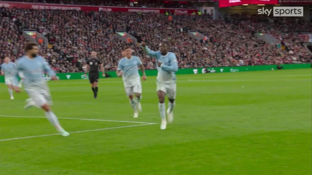 Goal J Doku (68) Liverpool 0 - 2 Manchester City - Sky Sports