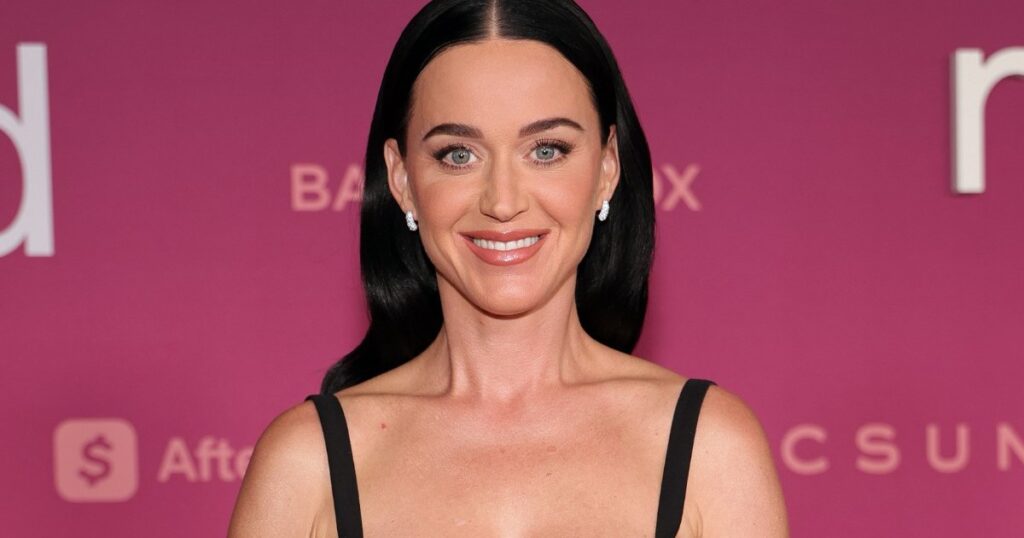 Katy Perry’s Plunging Ilkyaz Ozel Dress Dips Even Lower With Cutouts - theFashionSpot