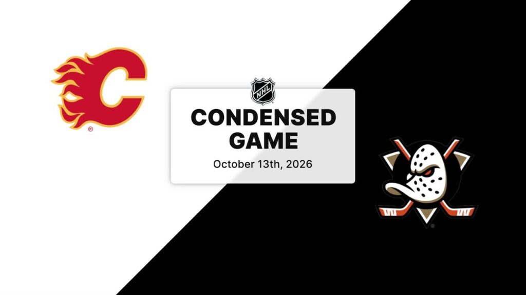 CGY at ANA | Condensed Game - NHL.com