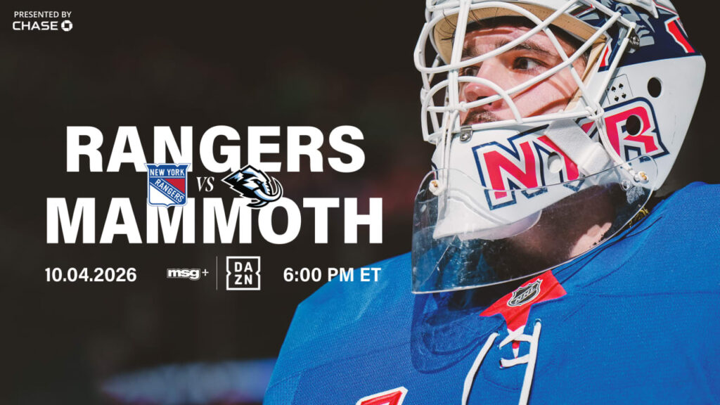 Rangers vs. Mammoth: Pregame Notes - NHL.com