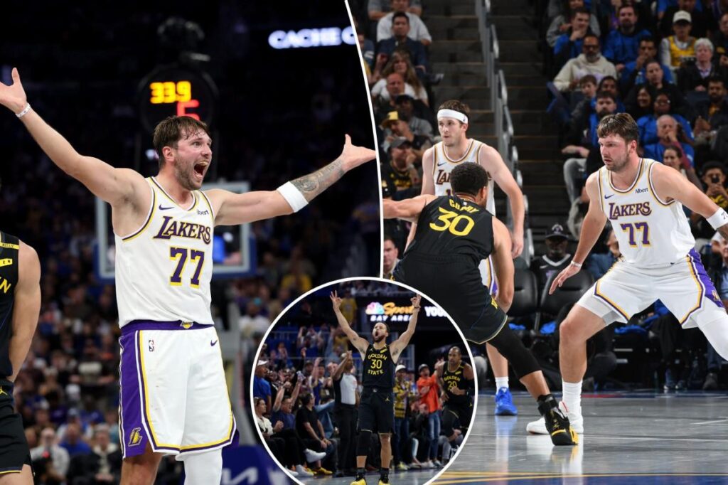 Lakers blow 25-point lead NBA Cup-opening loss to Warriors - New York Post