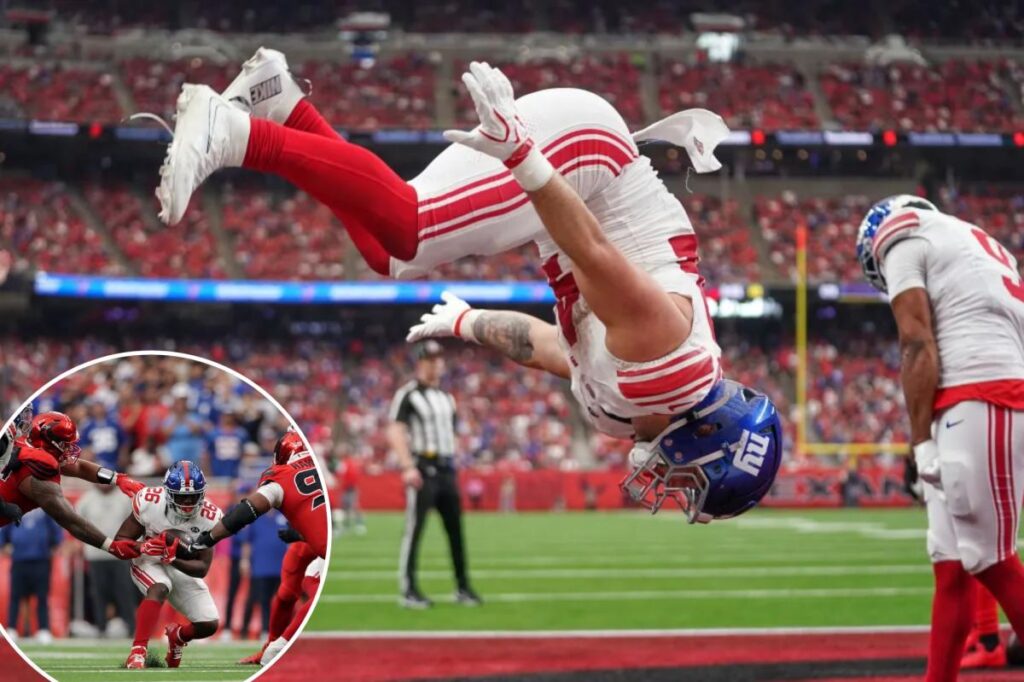 Devin Singletary, Cam Skattebo power Giants to overtime upset of Texans in J.J. McCarthy’s first start - New York Post