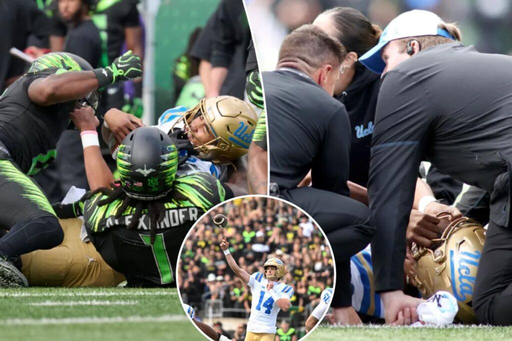 UCLA QB Nico Iamaleava’s season imperiled by serious knee injury - New York Post