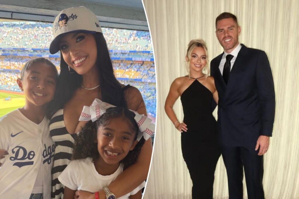 Vanessa Bryant steals spotlight in stunning Dodgers playoff photo with Freddie Freeman’s wife - New York Post