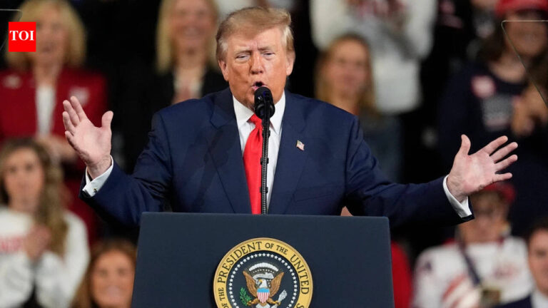 ‘Trump Ocean’ on the map? US president jokes about renaming Atlantic or Pacific - The Times of India