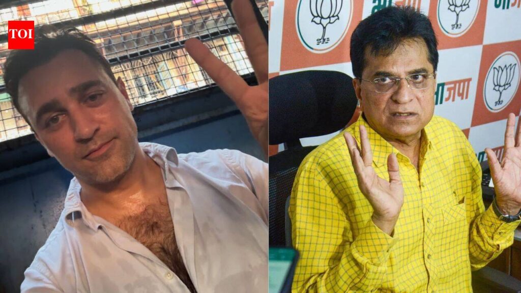 Actor Imran Khan asked to leave India: How anti-CEC protest, Kirit Somaiya's complaint led to Mumbai Poli - The Times of India