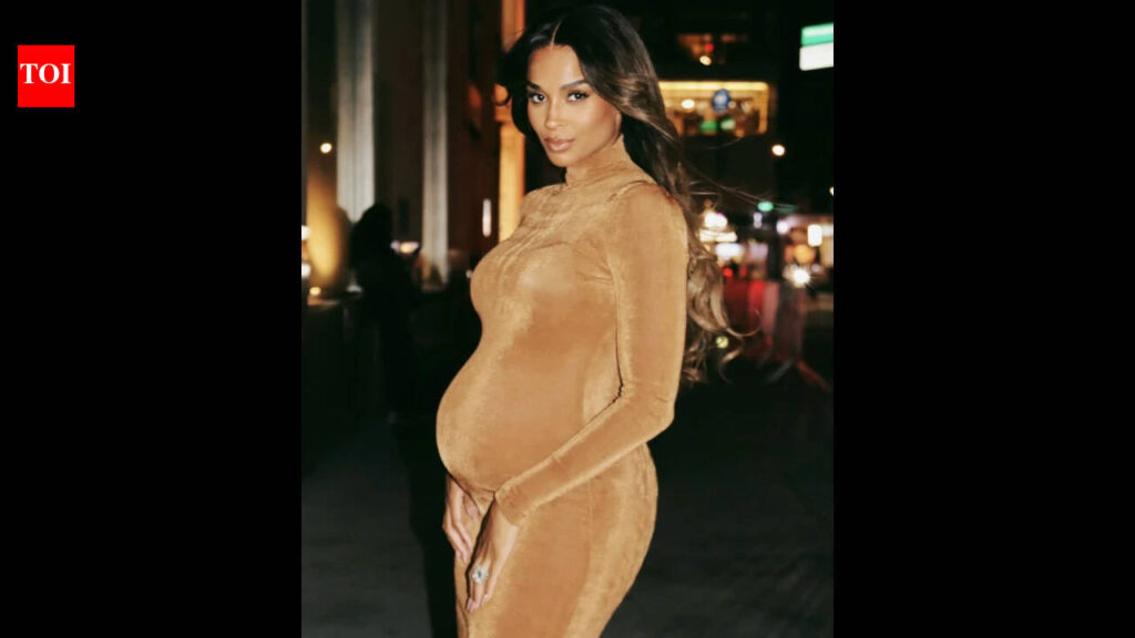 Ciara shows off $2M diamond as baby No. 5 is on the way, with fans convinced Russell Wilson has a traditi - The Times of India