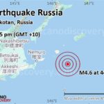 Moderate mag. 4.6 earthquake - North Pacific Ocean, 33 km southeast of Yuri-to Island, Yuzhno-Kurilsky District, Sakhalin Oblast, Russia, on Friday, Oct 30, 2026, at 06:45 pm (GMT +10) - Volcano Discovery